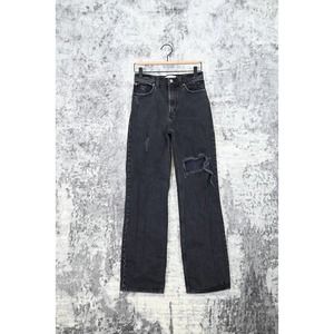 Abercrombie & Fitch The 90s Relaxed High Rise Jeans Charcoal Black